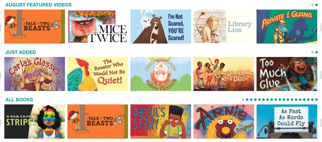 Story Online, a website for kid story.