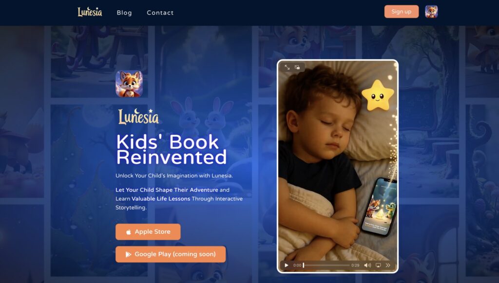 Lunesia is the best app for kid.