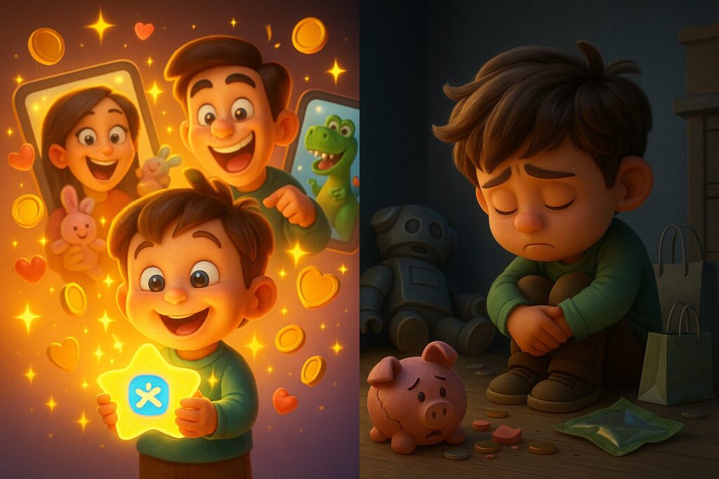 happy on internet, sad in real life.