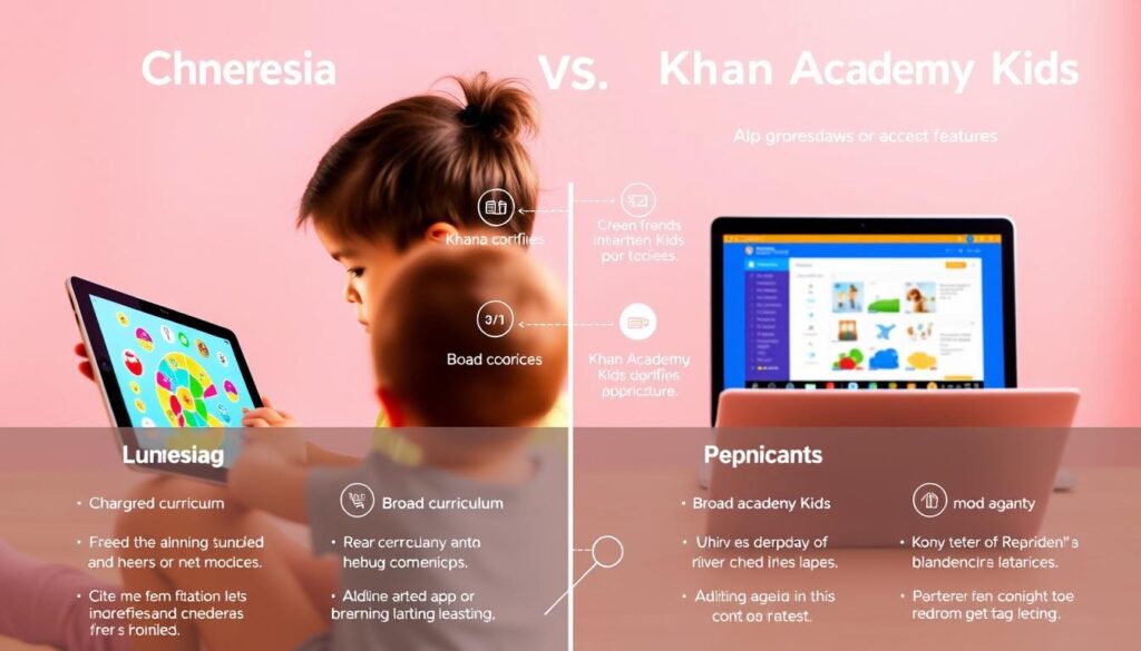 Lunesia vs Khan Academy Kids