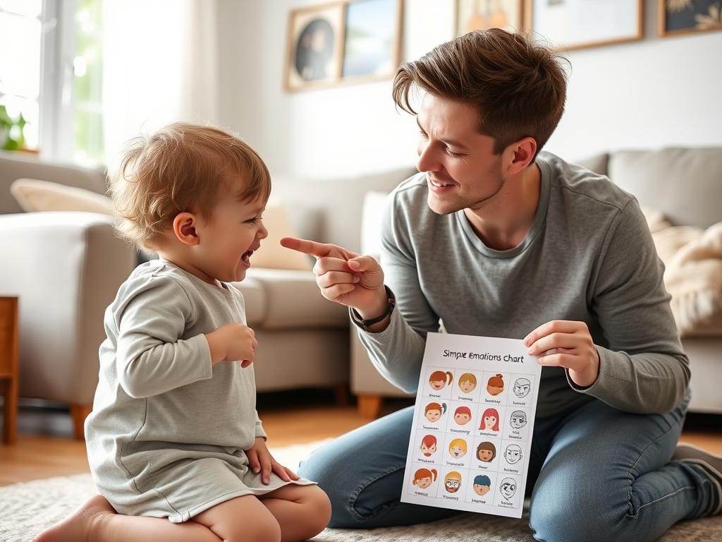 Parent validating child's emotions during tantrum with gentle solutions Parent validating child's emotions during tantrum with gentle solutions