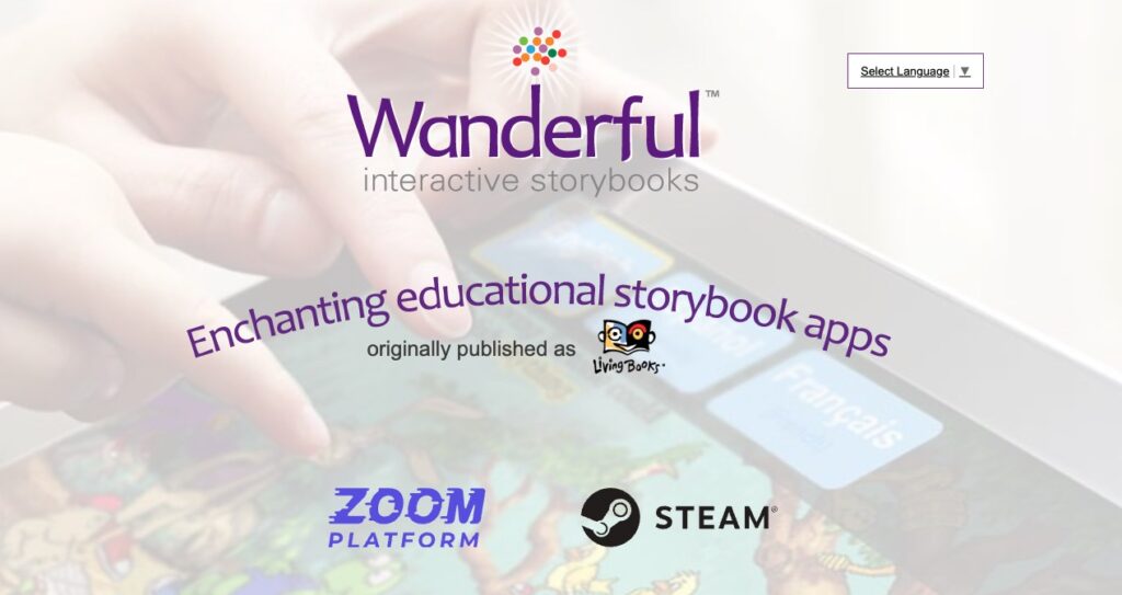 Wanderful is the only app for kids on steam.