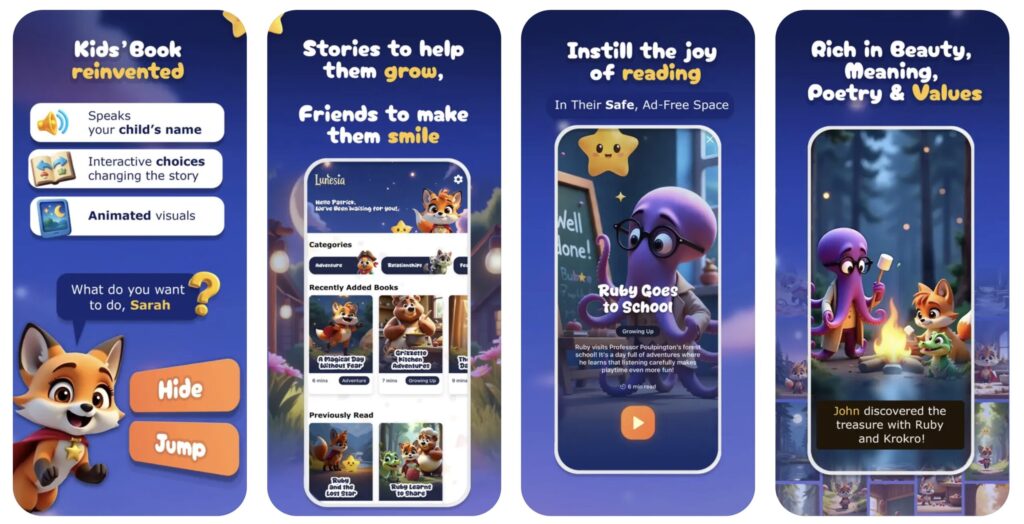 Lunesia app is the best alternative to epic! book app.
