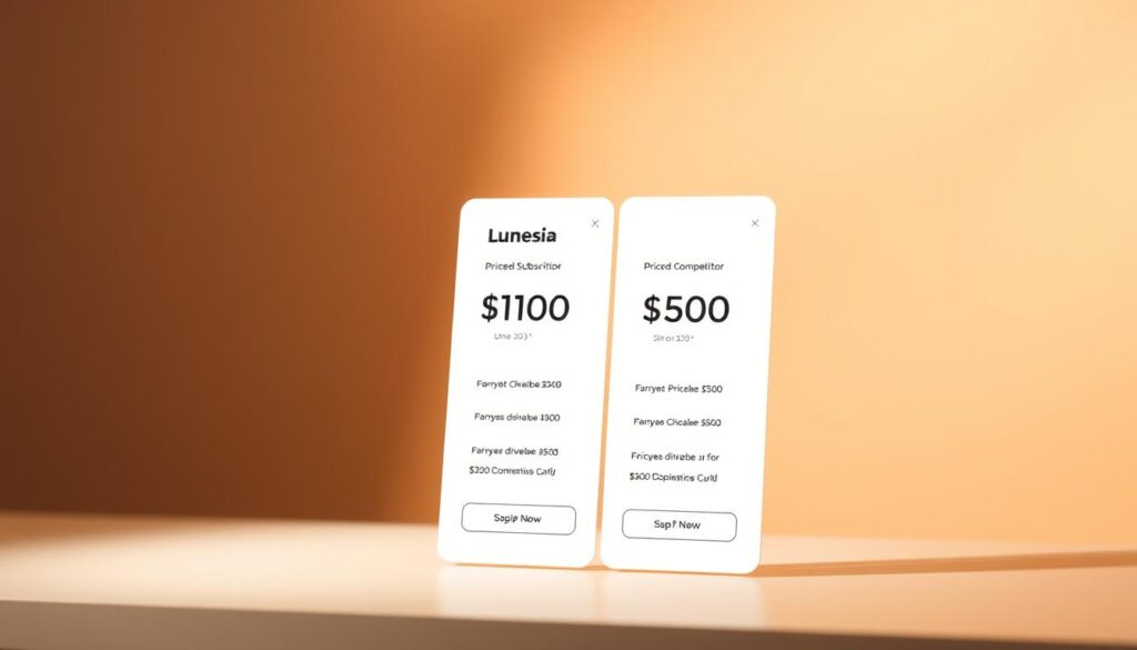 Lunesia vs [Priced Competitor] value