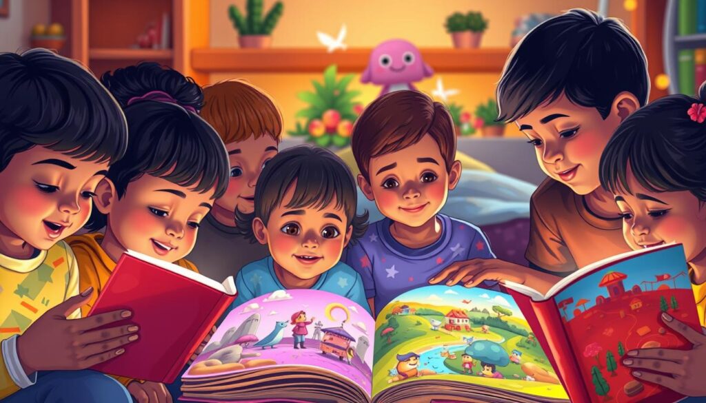 values child learn stories