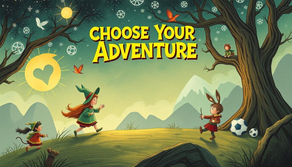 Image of R.A. Montgomery's Choose Your Own Adventure books