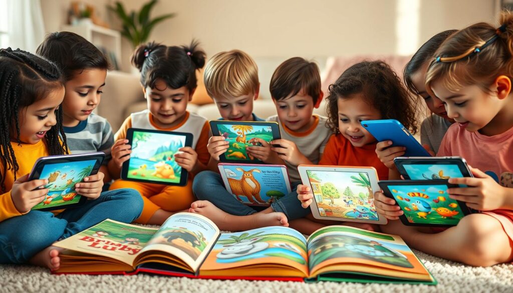 child benefiting educational story apps
