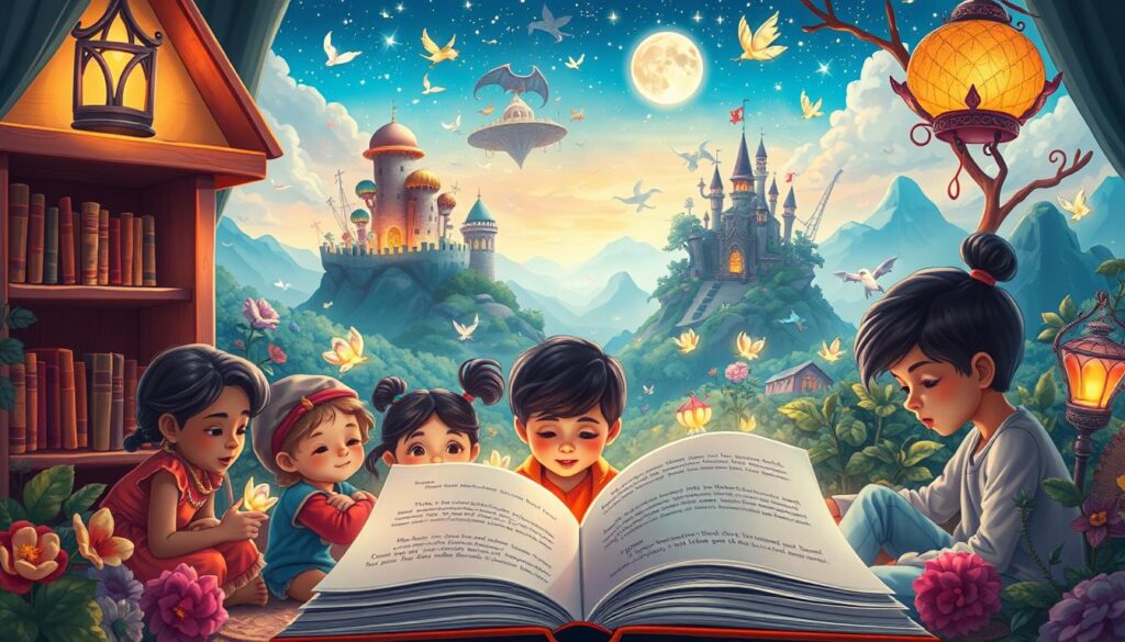 educational themes Lunesia stories