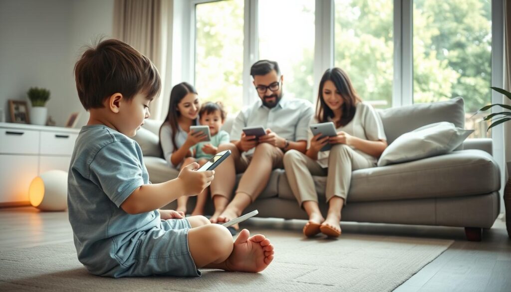 tech-positive home environment